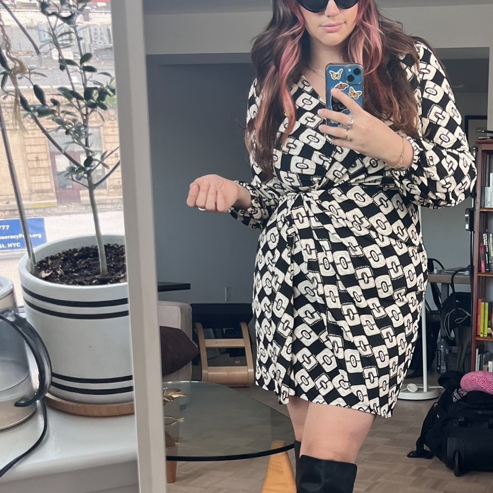 Toronto DVF Dress in Vintage Chainlink